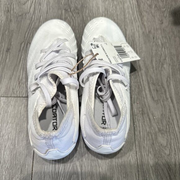 Adidas Predator Accuracy.3 FG Soccer Cleats Shoes White FZ6108 Youth Size 2.5 - Picture 6 of 9
